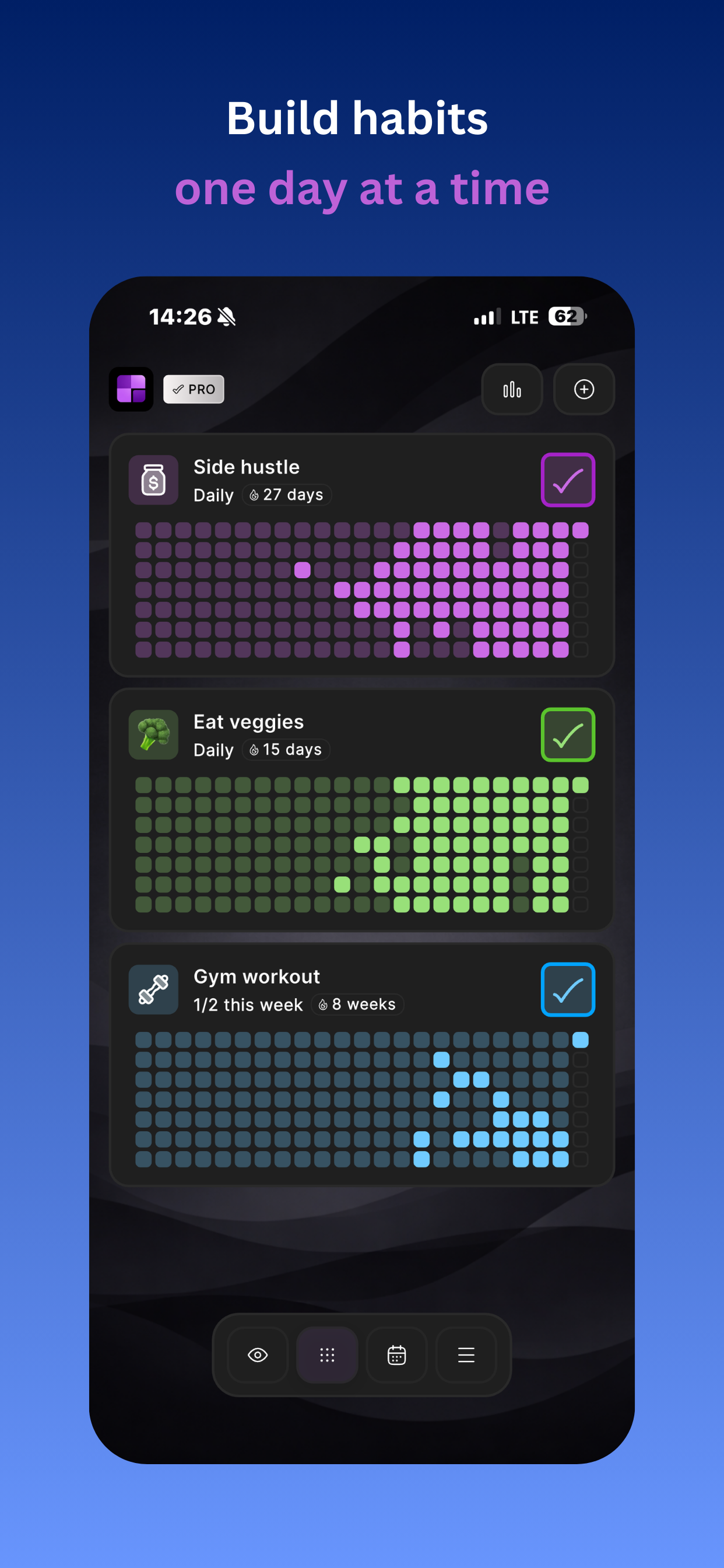 HabitHelp home screen preview